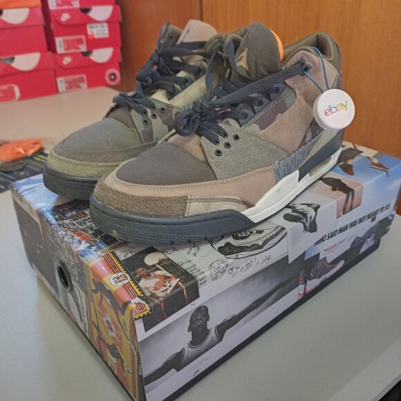 Size 10.5 - Jordan 3 Retro Patchwork 2021 og box excellent condition - Picture 12 of 12